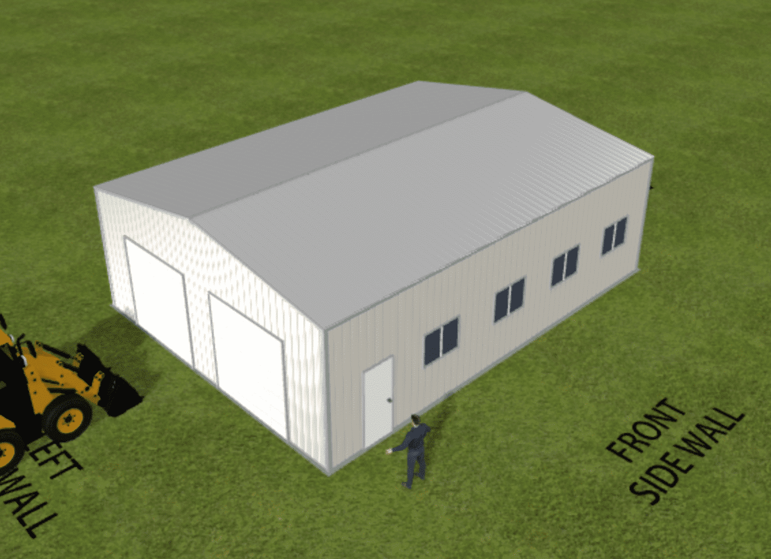 Kit de construction en acier 30 x 40 x 12 – Image 3