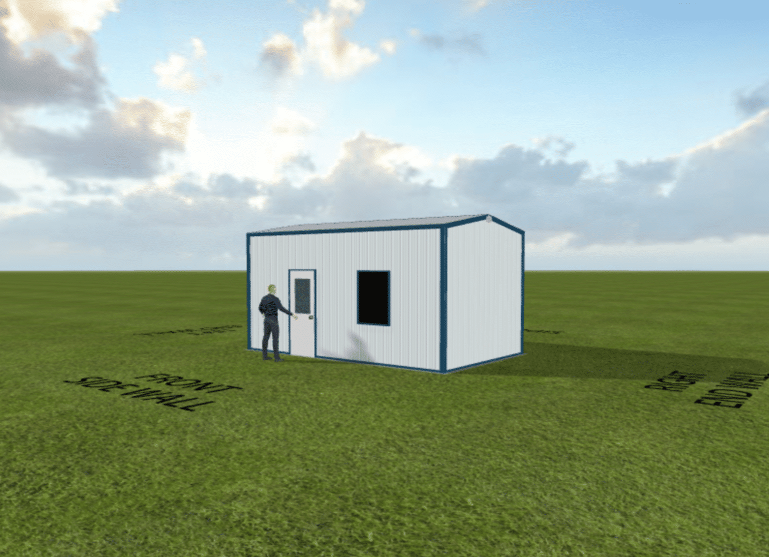 Kit de construction en acier 12 x 20 x 10 – Image 4