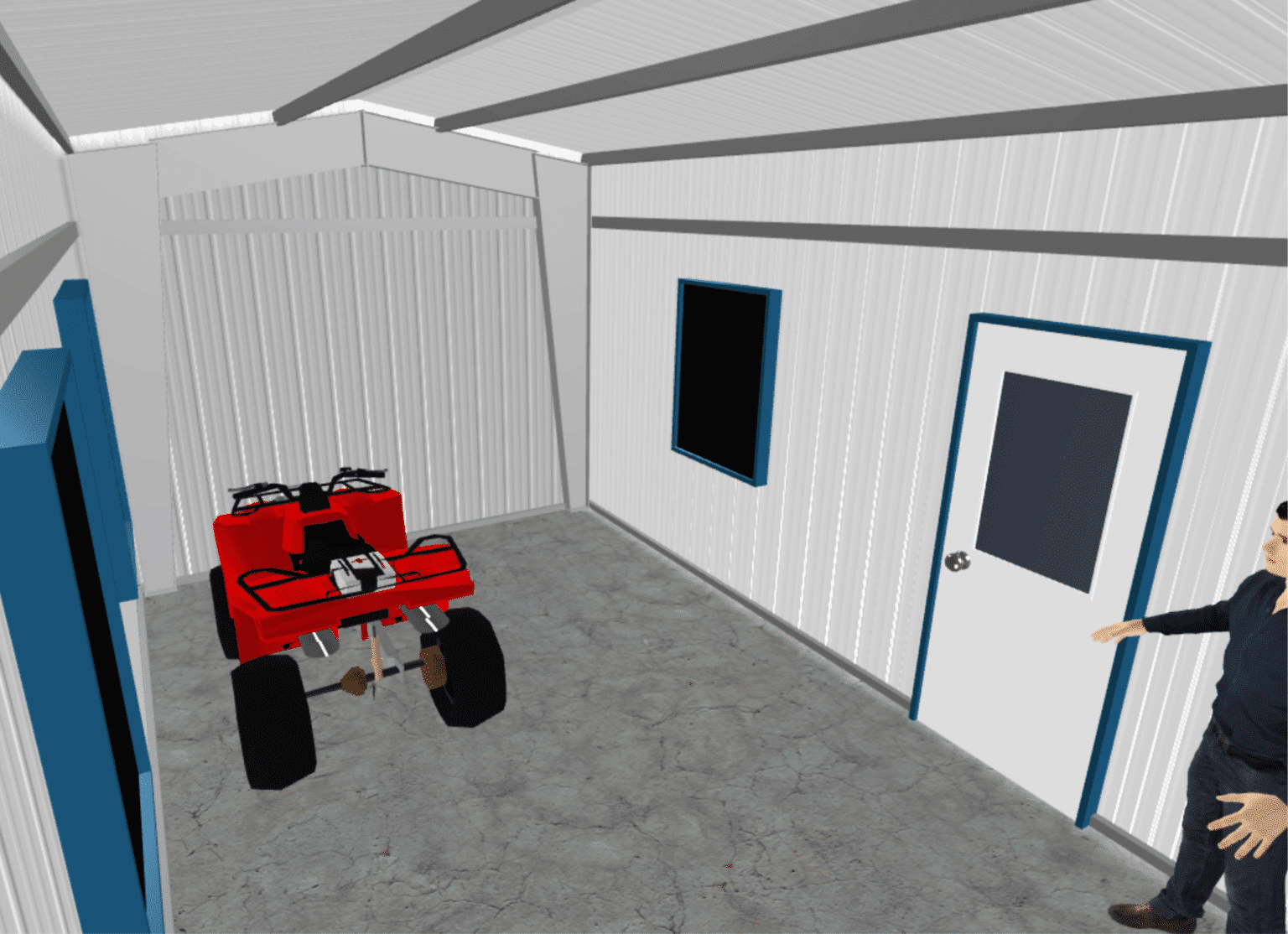 Kit de construction en acier 12 x 20 x 10 – Image 6