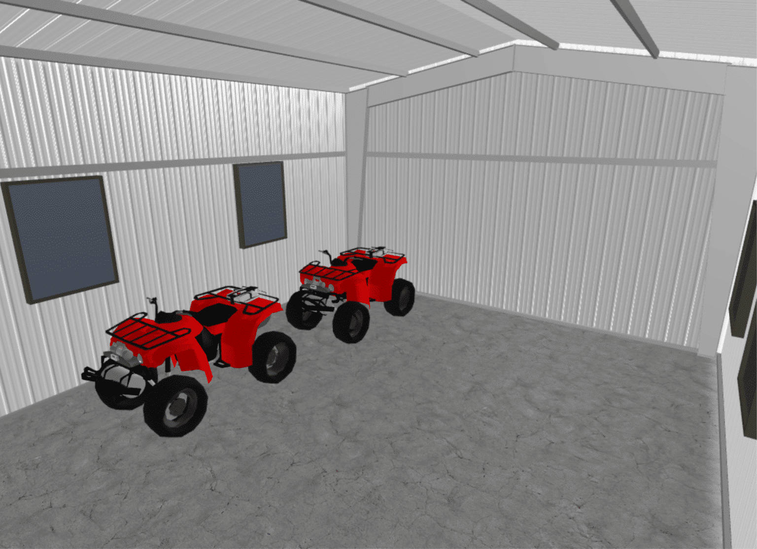 20 x 24 x 12 Pre-engineered Metal Steel Building Kit - Extended Garage w/ Storage - Image 6