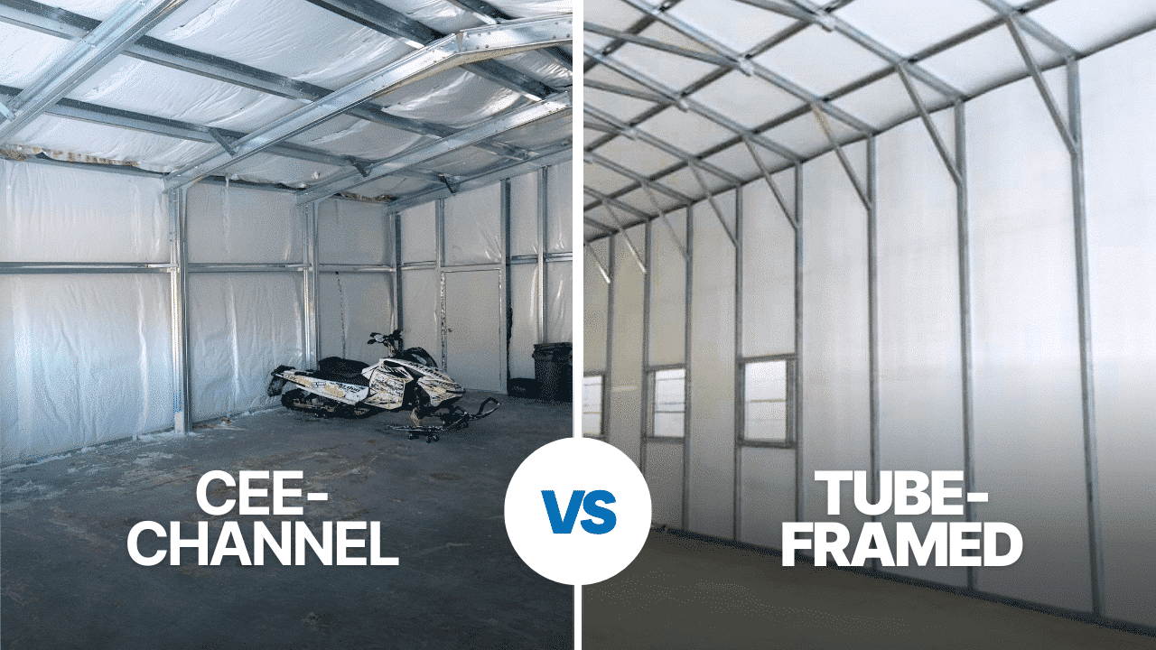 Cee-Channel vs. Tube Steel Buildings